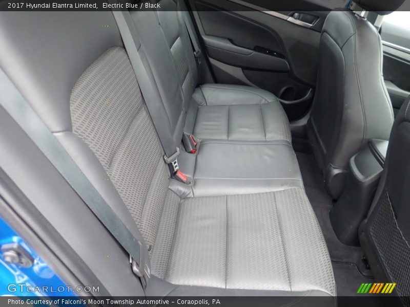 Electric Blue / Black 2017 Hyundai Elantra Limited