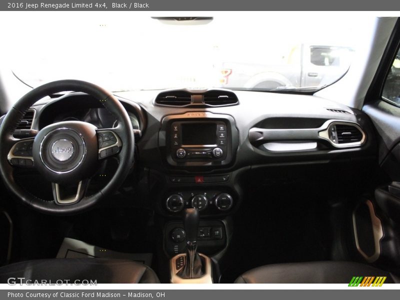 Black / Black 2016 Jeep Renegade Limited 4x4