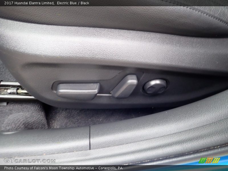 Electric Blue / Black 2017 Hyundai Elantra Limited
