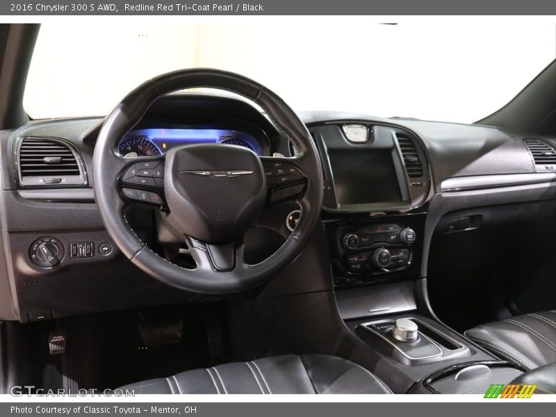 Redline Red Tri-Coat Pearl / Black 2016 Chrysler 300 S AWD