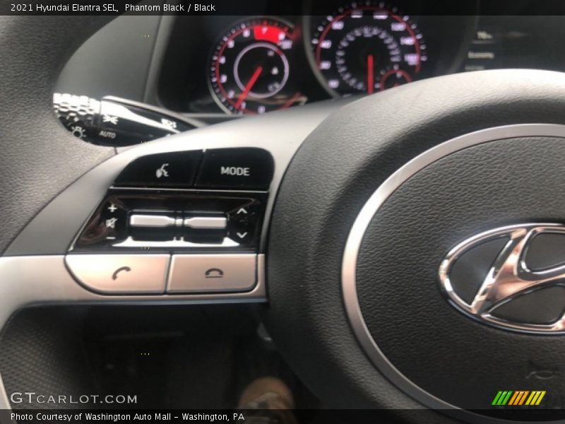 Phantom Black / Black 2021 Hyundai Elantra SEL