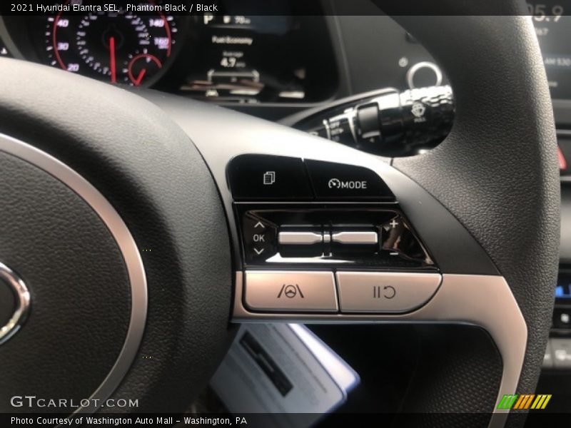 Phantom Black / Black 2021 Hyundai Elantra SEL