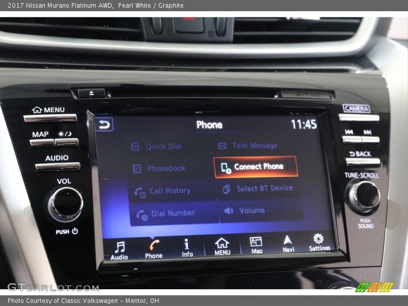 Pearl White / Graphite 2017 Nissan Murano Platinum AWD