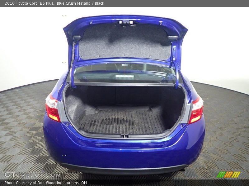 Blue Crush Metallic / Black 2016 Toyota Corolla S Plus