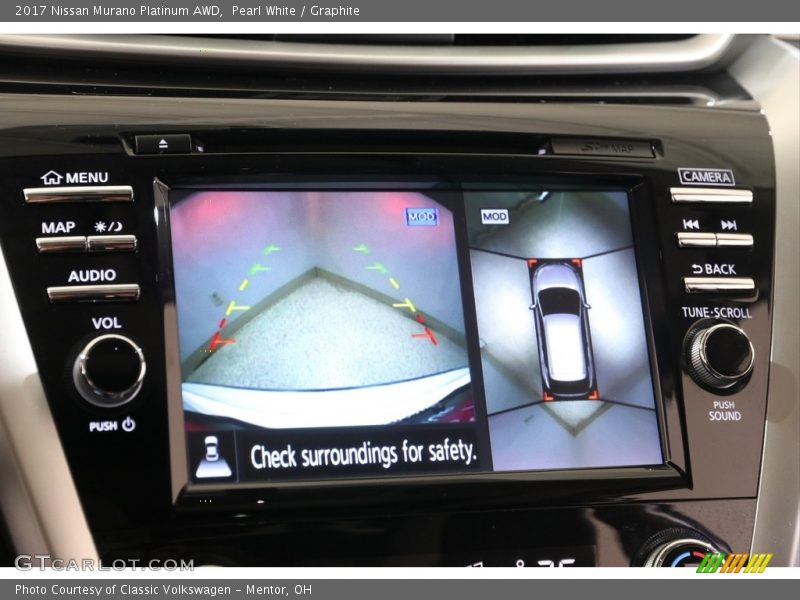 Pearl White / Graphite 2017 Nissan Murano Platinum AWD