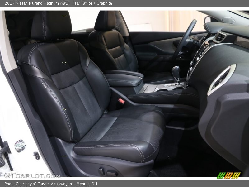 Pearl White / Graphite 2017 Nissan Murano Platinum AWD