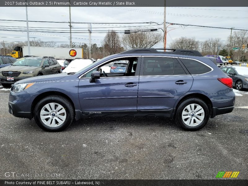 Carbide Gray Metallic / Slate Black 2017 Subaru Outback 2.5i Premium