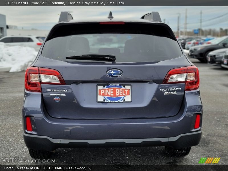 Carbide Gray Metallic / Slate Black 2017 Subaru Outback 2.5i Premium