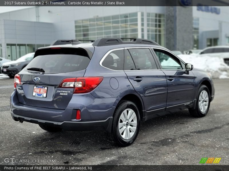 Carbide Gray Metallic / Slate Black 2017 Subaru Outback 2.5i Premium