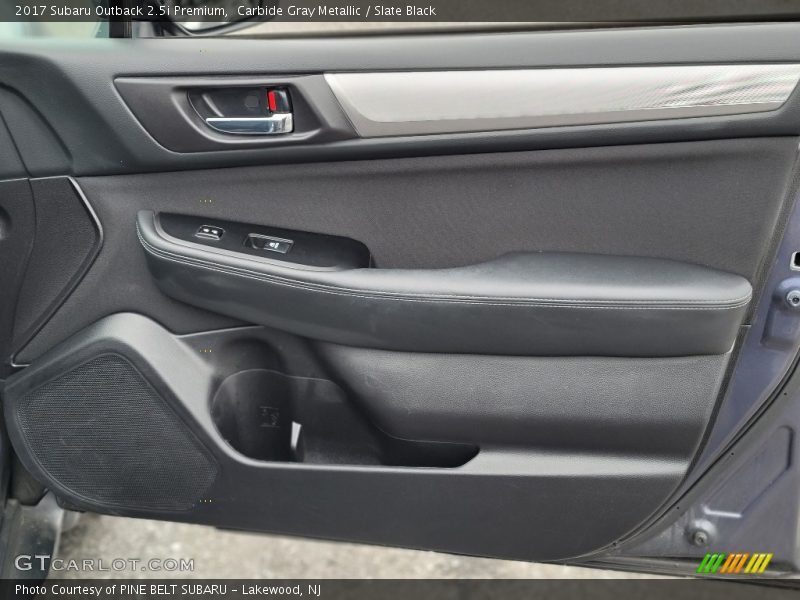 Carbide Gray Metallic / Slate Black 2017 Subaru Outback 2.5i Premium