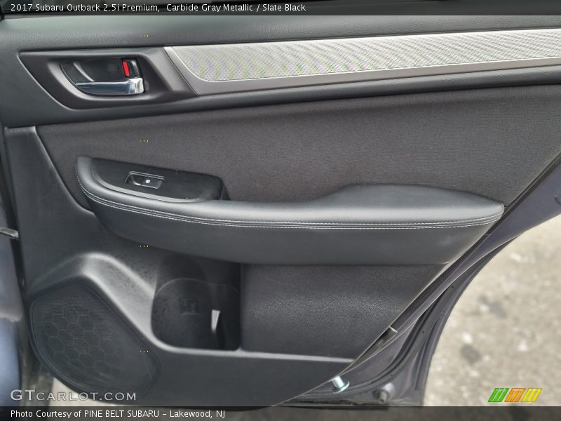 Carbide Gray Metallic / Slate Black 2017 Subaru Outback 2.5i Premium