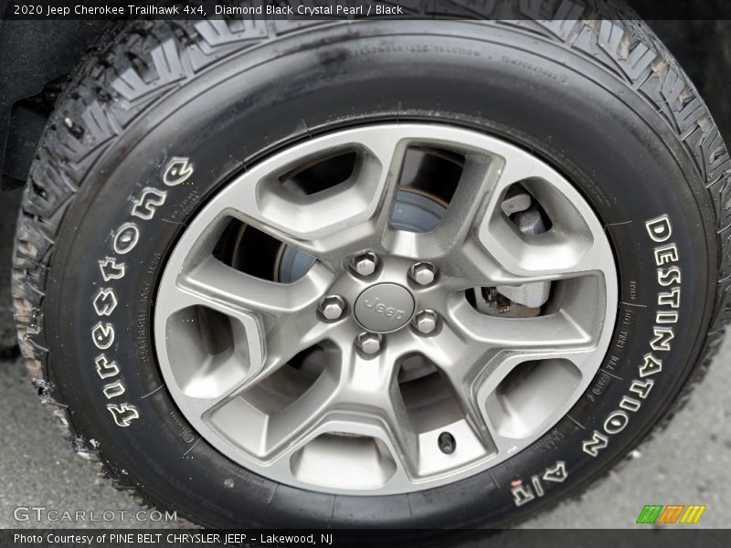 Diamond Black Crystal Pearl / Black 2020 Jeep Cherokee Trailhawk 4x4