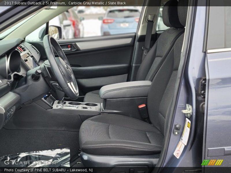 Carbide Gray Metallic / Slate Black 2017 Subaru Outback 2.5i Premium