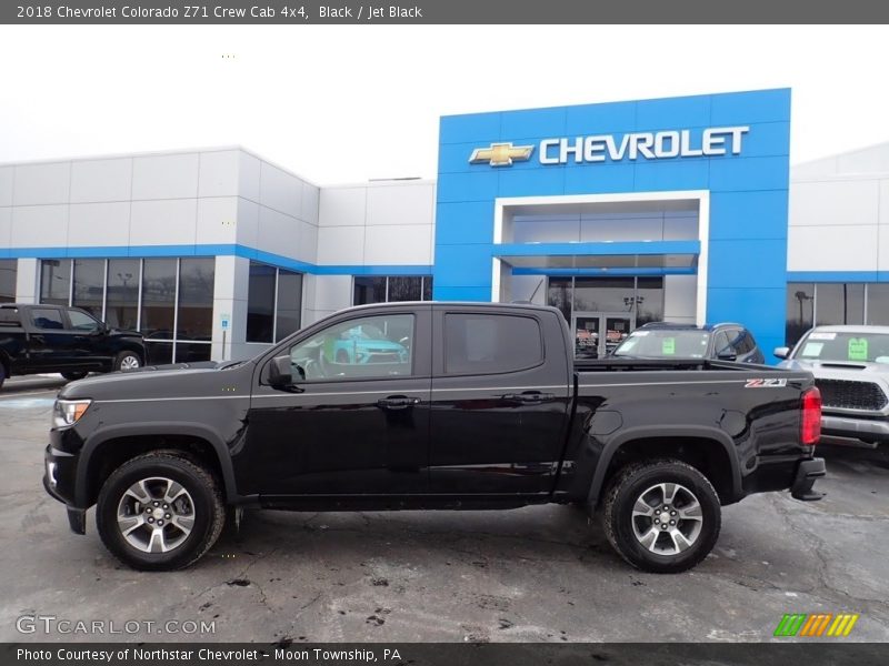 Black / Jet Black 2018 Chevrolet Colorado Z71 Crew Cab 4x4