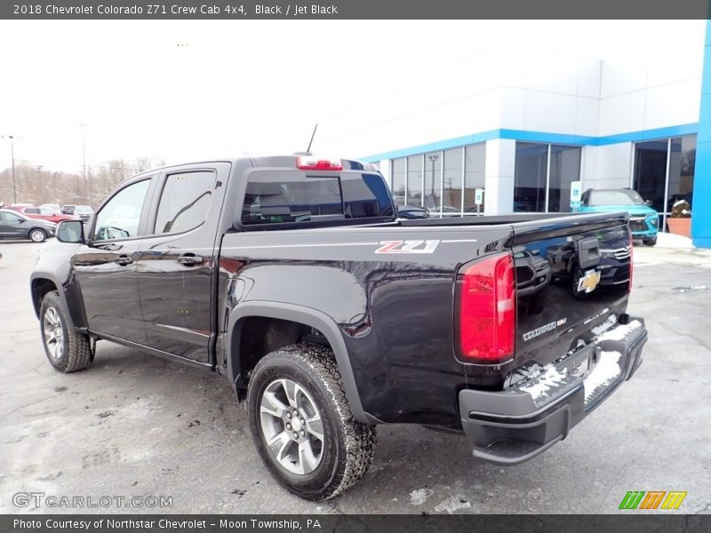 Black / Jet Black 2018 Chevrolet Colorado Z71 Crew Cab 4x4