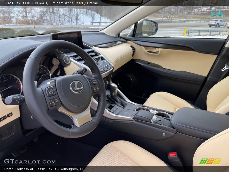  2021 NX 300 AWD Creme Interior