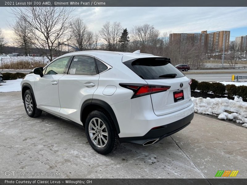 Eminent White Pearl / Creme 2021 Lexus NX 300 AWD