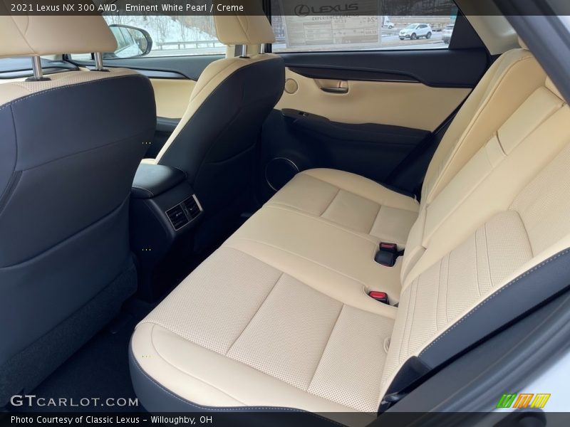 Rear Seat of 2021 NX 300 AWD