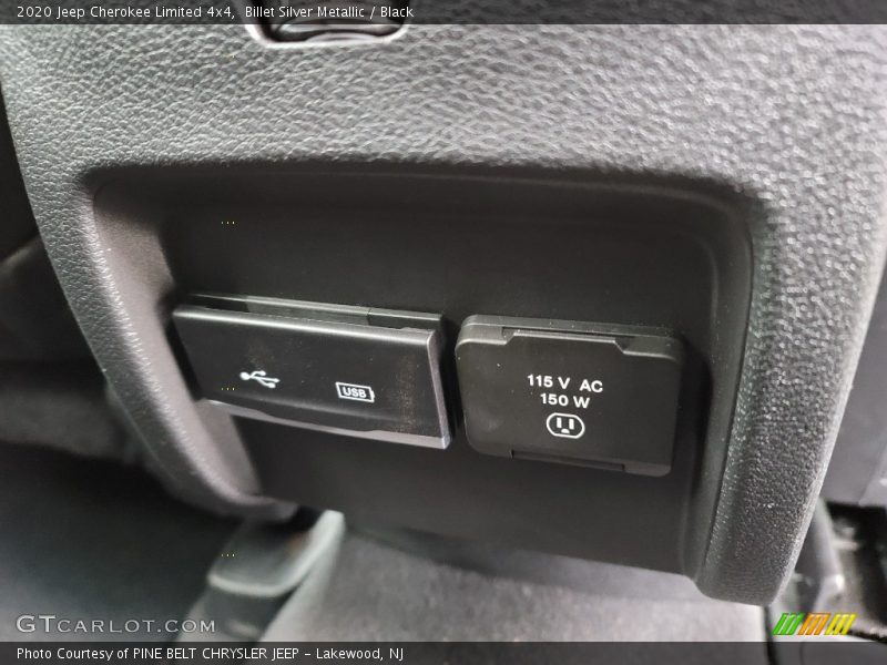 Billet Silver Metallic / Black 2020 Jeep Cherokee Limited 4x4