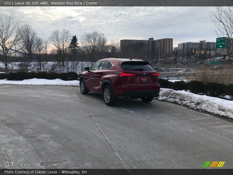 Matador Red Mica / Creme 2021 Lexus NX 300 AWD