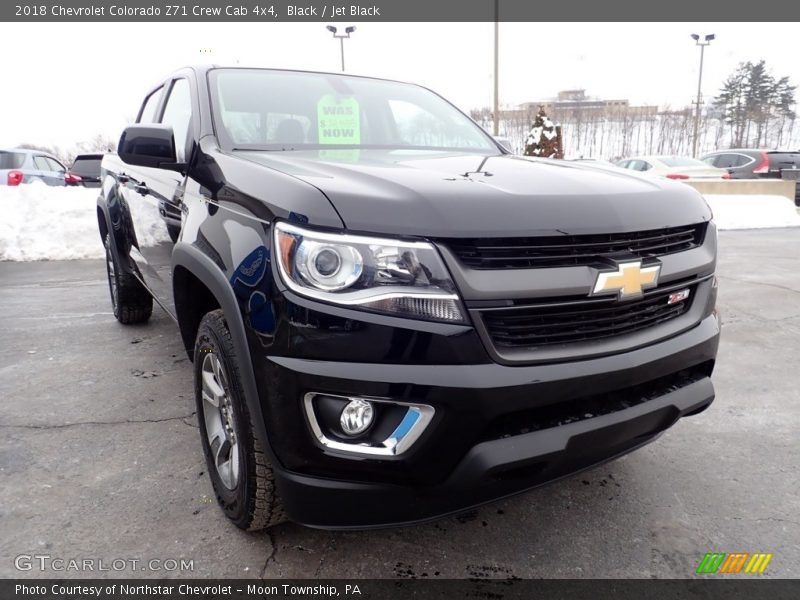Black / Jet Black 2018 Chevrolet Colorado Z71 Crew Cab 4x4