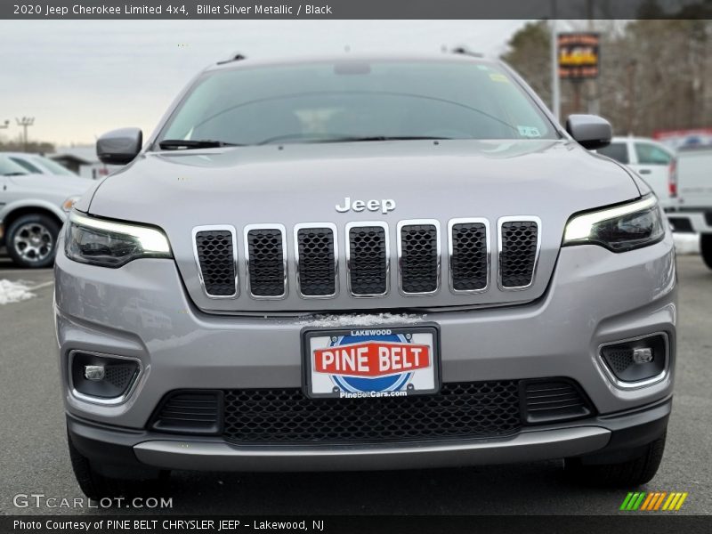 Billet Silver Metallic / Black 2020 Jeep Cherokee Limited 4x4