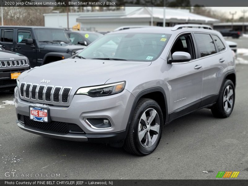 Billet Silver Metallic / Black 2020 Jeep Cherokee Limited 4x4