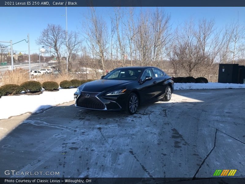 Caviar / Black 2021 Lexus ES 250 AWD