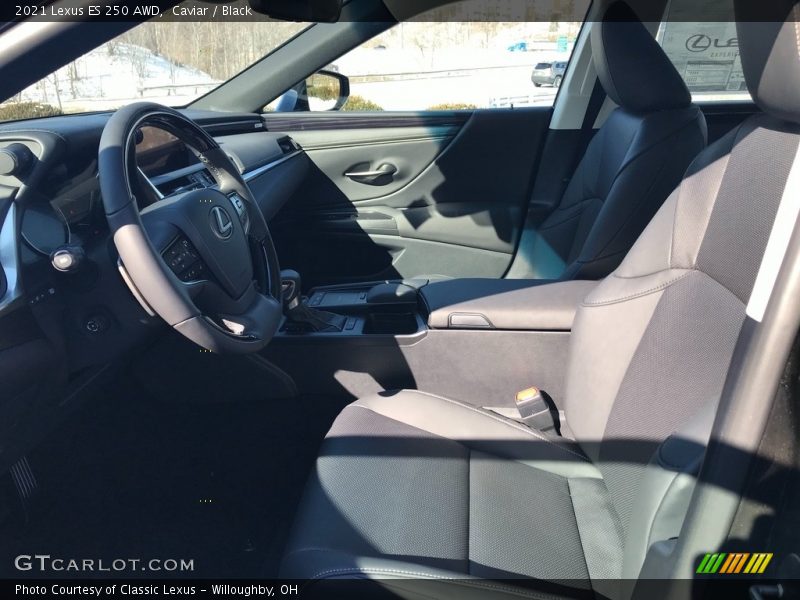 Caviar / Black 2021 Lexus ES 250 AWD