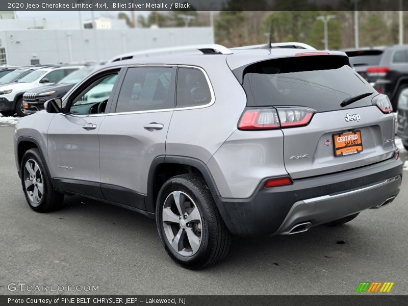 Billet Silver Metallic / Black 2020 Jeep Cherokee Limited 4x4