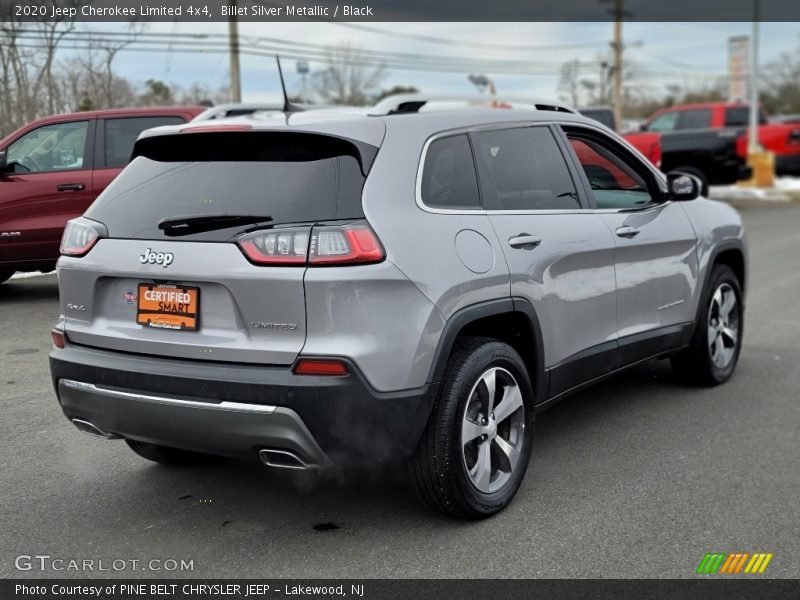 Billet Silver Metallic / Black 2020 Jeep Cherokee Limited 4x4