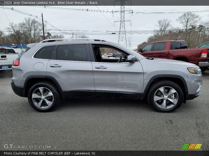 Billet Silver Metallic / Black 2020 Jeep Cherokee Limited 4x4