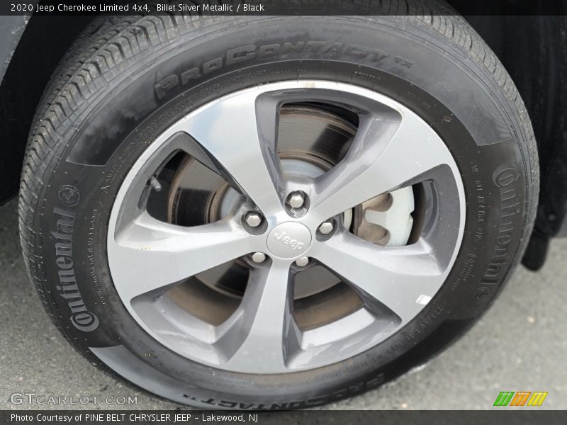 Billet Silver Metallic / Black 2020 Jeep Cherokee Limited 4x4