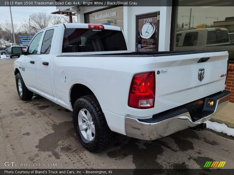 Bright White / Black/Diesel Gray 2013 Ram 1500 Tradesman Quad Cab 4x4
