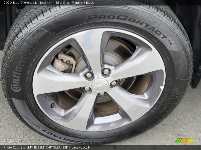 Billet Silver Metallic / Black 2020 Jeep Cherokee Limited 4x4