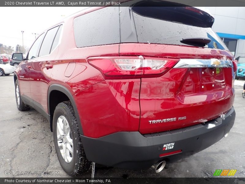 Cajun Red Tintcoat / Jet Black 2020 Chevrolet Traverse LT AWD