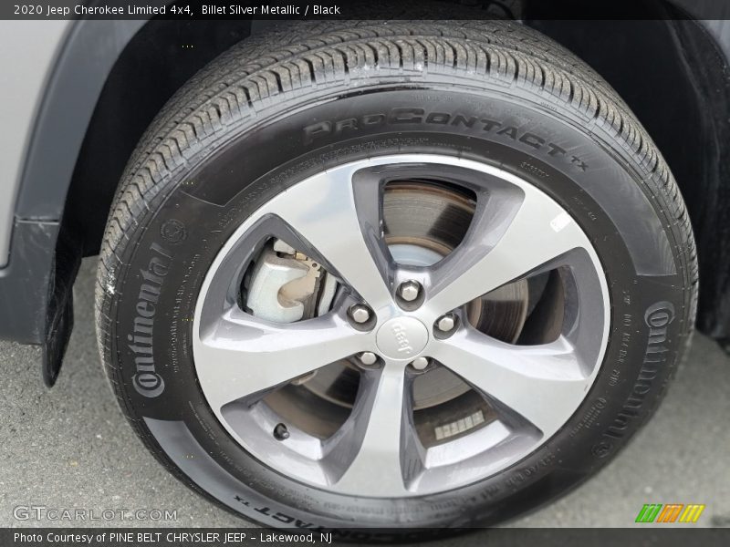 Billet Silver Metallic / Black 2020 Jeep Cherokee Limited 4x4