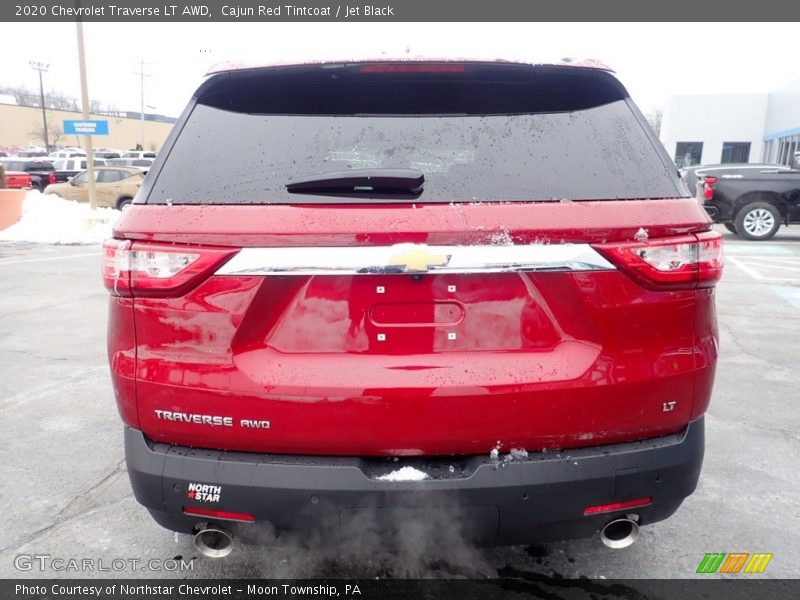 Cajun Red Tintcoat / Jet Black 2020 Chevrolet Traverse LT AWD