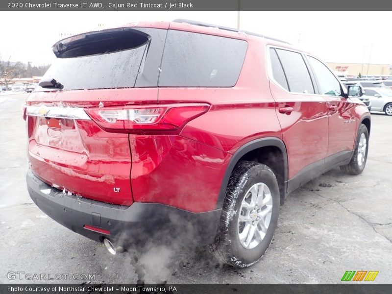 Cajun Red Tintcoat / Jet Black 2020 Chevrolet Traverse LT AWD