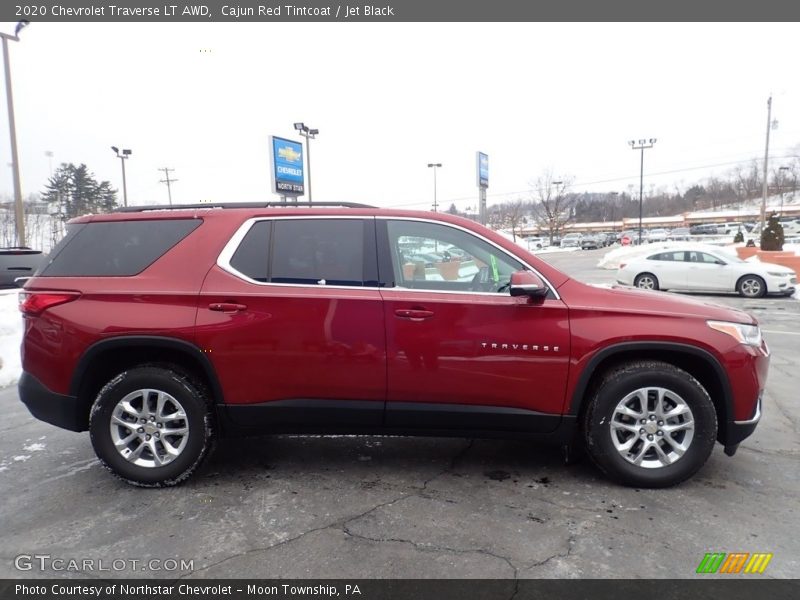 Cajun Red Tintcoat / Jet Black 2020 Chevrolet Traverse LT AWD