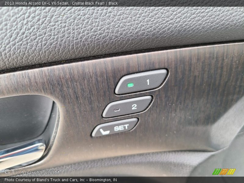 Crystal Black Pearl / Black 2013 Honda Accord EX-L V6 Sedan