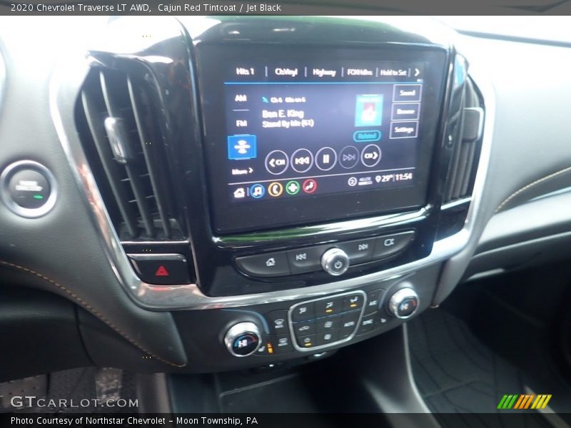 Cajun Red Tintcoat / Jet Black 2020 Chevrolet Traverse LT AWD