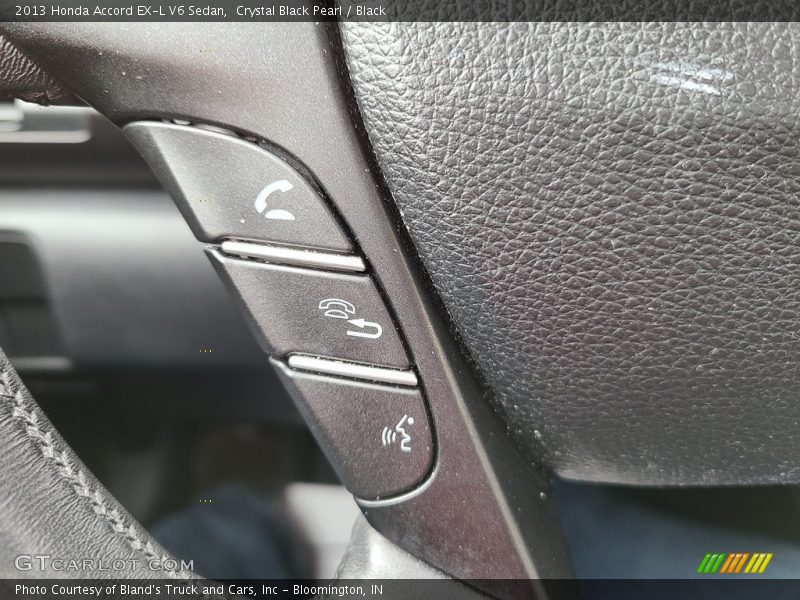 Crystal Black Pearl / Black 2013 Honda Accord EX-L V6 Sedan