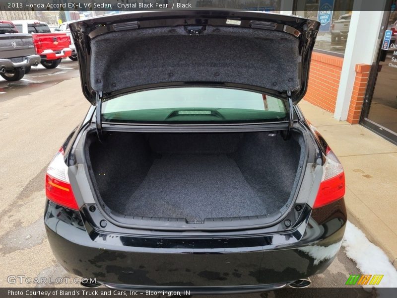 Crystal Black Pearl / Black 2013 Honda Accord EX-L V6 Sedan