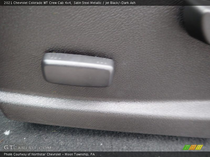 Satin Steel Metallic / Jet Black/­Dark Ash 2021 Chevrolet Colorado WT Crew Cab 4x4