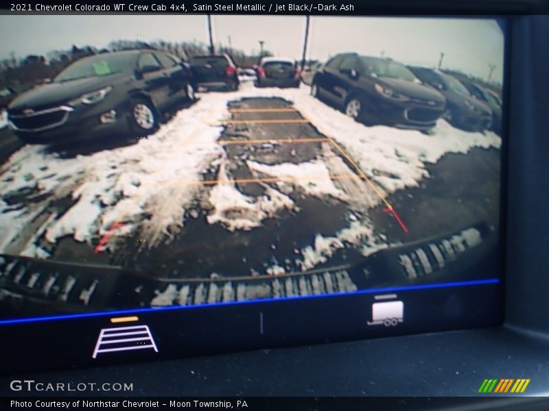 Satin Steel Metallic / Jet Black/­Dark Ash 2021 Chevrolet Colorado WT Crew Cab 4x4