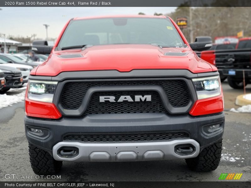 Flame Red / Black 2020 Ram 1500 Rebel Crew Cab 4x4