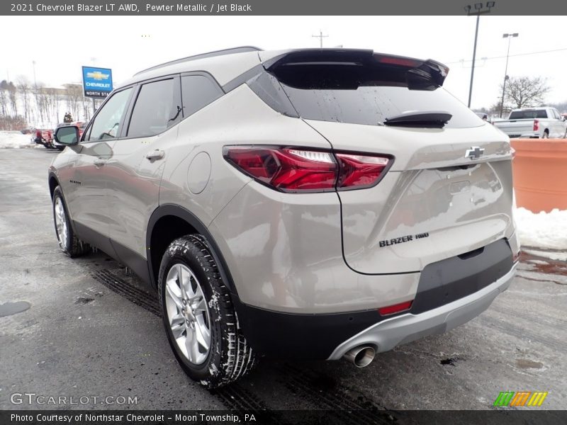 Pewter Metallic / Jet Black 2021 Chevrolet Blazer LT AWD