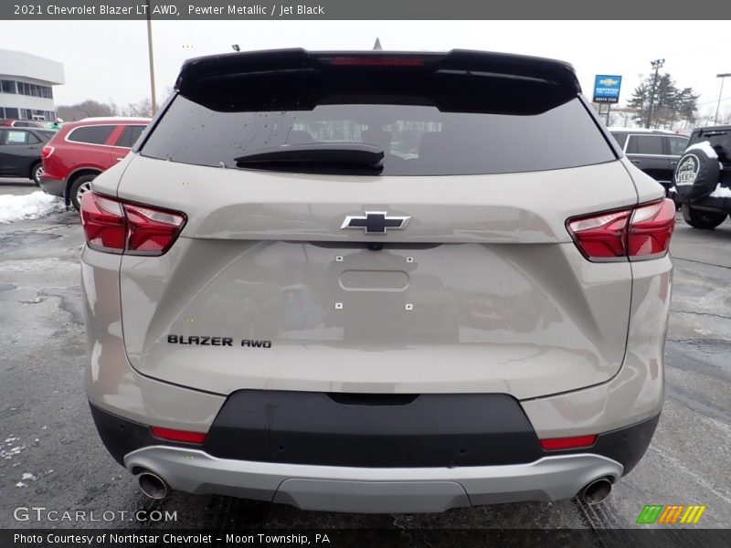 Pewter Metallic / Jet Black 2021 Chevrolet Blazer LT AWD