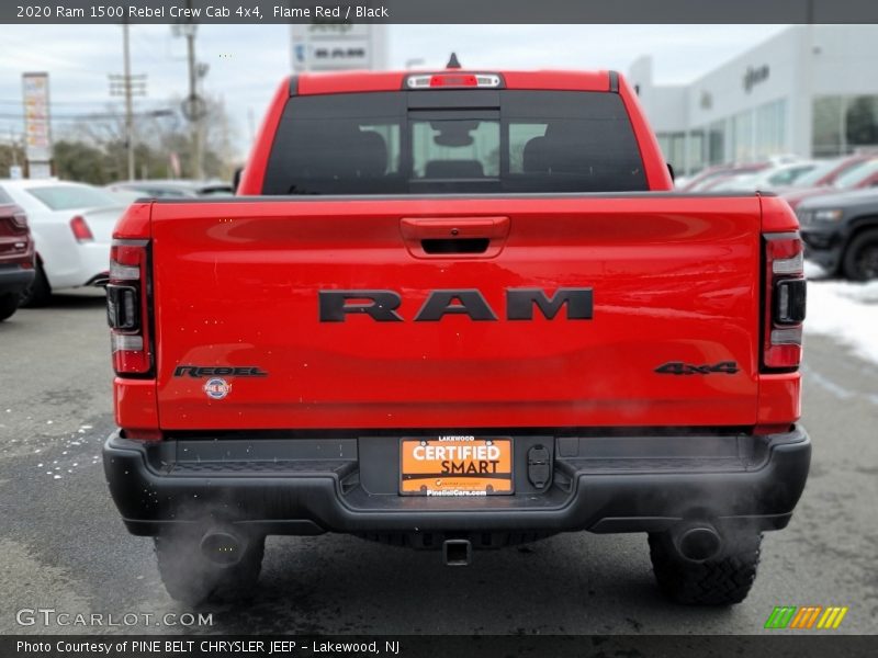 Flame Red / Black 2020 Ram 1500 Rebel Crew Cab 4x4
